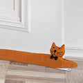 Cat Fabric Under Door Draft Stopper, 3LB Heavy Duty Decorative Soundproof Door by CERAYOU