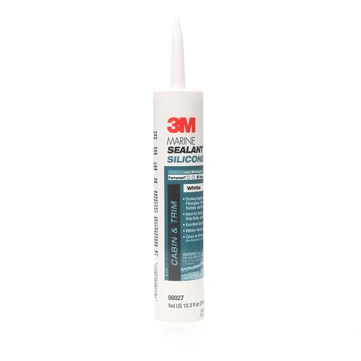 3M Marine Grade Silicone Sealant, 10.3 fl oz, Cartridge | - Image 3