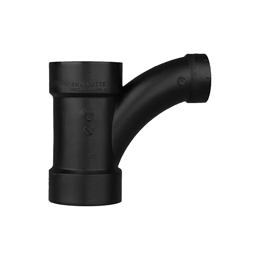 CHARLOTTE PIPE 3X3X2 DWV Comb WYE & 1/8 Bend ONE Piece DWV - Image 4