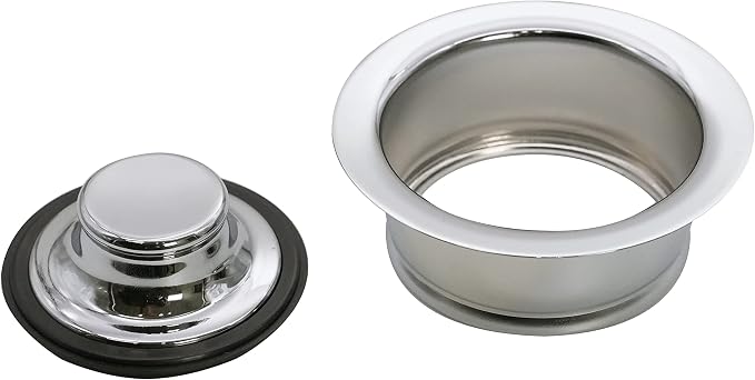 Westbrass A2089-05 4-1/4" Kitchen Sink Waste Disposal Drain Flange and Stopper - Image 3