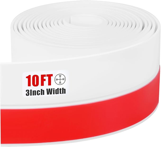 Draft Seal Tape for Doors and Windows 3 in x 10 Ft Silicone Weather Stripping by Kikerike