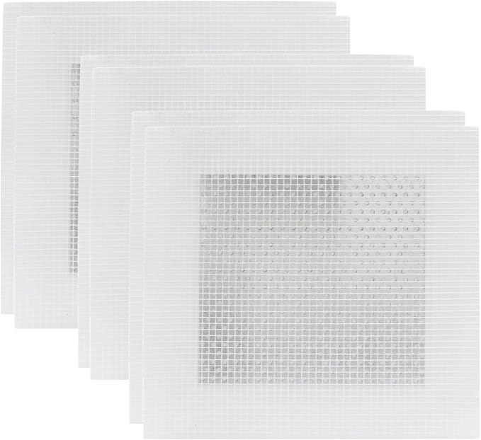 Unlorspy6Pcs Drywall Repair Patch, 4 x 4 Inch | Drywall Repair Kit, Self - Image 4