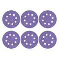 HARFINGTON 15Pcs 5Inch Sanding Disc 8 Hole 5000Grit Purple Aluminum Oxide | by HARFINGTON