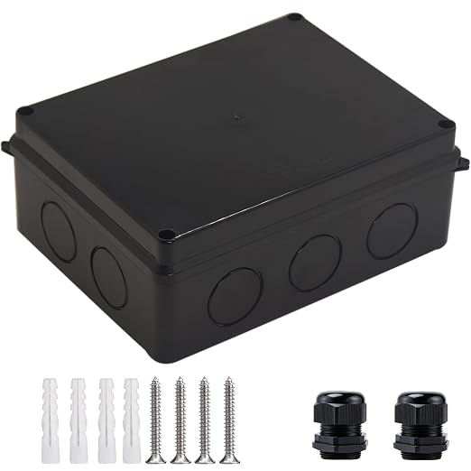 Electrical Box, Outdoor Waterproof Box IP65 Junction Box by LuSumtly