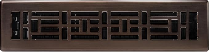 Decor Grates AJH214-RB Oriental Floor Register, 2x14 Inches, Rubbed Bronze - Image 6