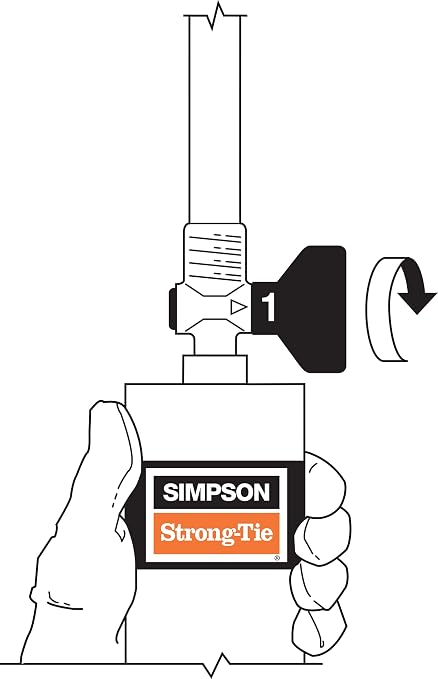 Simpson Strong-Tie CPFH09KT Crack-Pac Flex-H2O 9 oz. Polyurethane Crack Sealer - Image 5