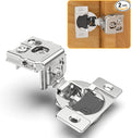 2 Pack 1-5/16" Overlay 4D Soft Close Concealed Hinges by CHIBERY-US
