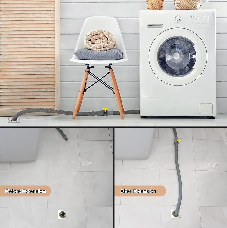 HLMOptimo 6 Feet Washing Machine Drain Hose Flexible Dishwasher Drain Hose - Image 7