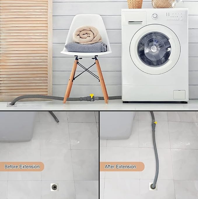 HLMOptimo 6 Feet Universal Washing Machine Drain Hose Flexible Dishwasher Drain - Image 8