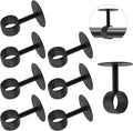 Antrader 1.5" Stainless Steel Curtain Rod Flange Brackets, Shower Curtain by Antrader