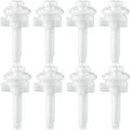 Jetec 2 Pack Toilet Seat Screws Kit, Plastic Bolts Nuts & Washers by Jetec