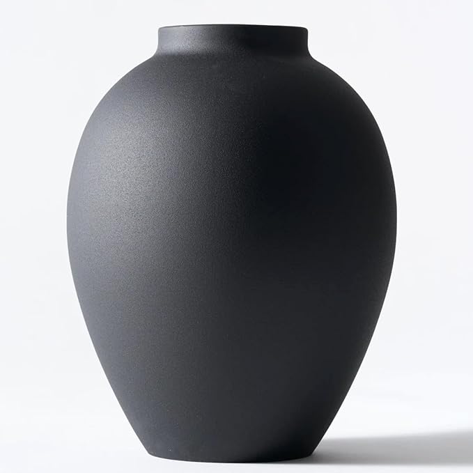 Black Vase for Home Decor by RyddeligHome-AestheticHomeDecor