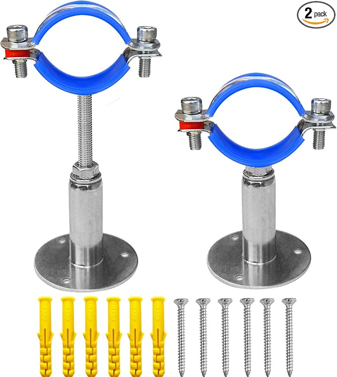 Wall Mount Ceiling Mount Pipe Supports, Adjustable Pipe Clamps、Hangers、 by POTONZ