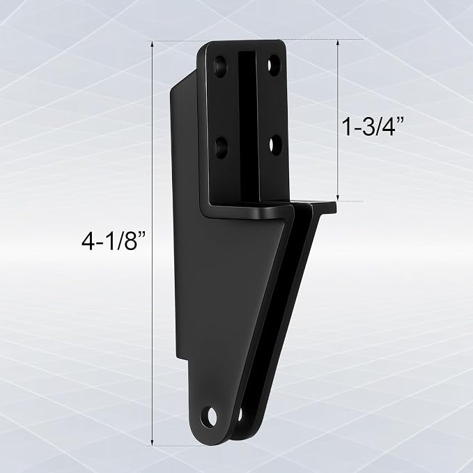 Nuanchu 2 Pack Screen Door Closer Bracket Storm Hardware Replacement Post Jamb - Image 2