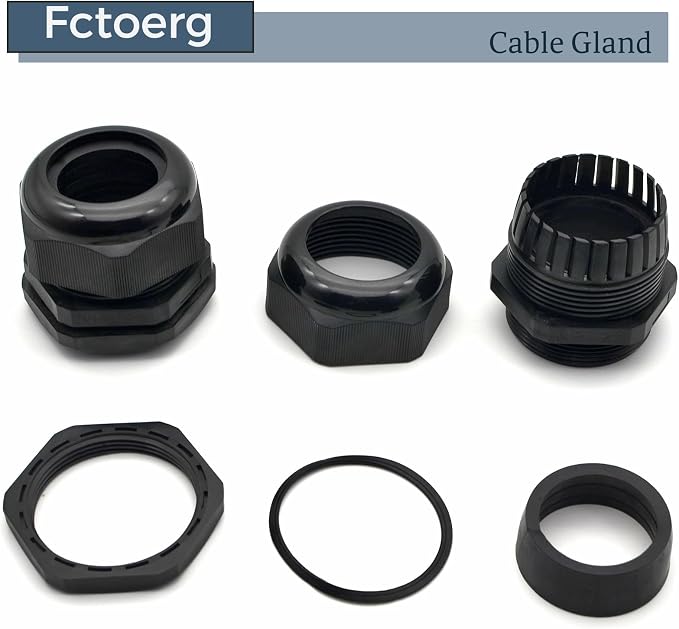 Waterproof Cable Glands, Nylon PA66, tight waterproof sealing - Image 2