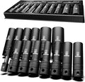 OTLOOMTBT 1/2" Drive Impact Socket Set, Metric Deep by OTLOOMTBT