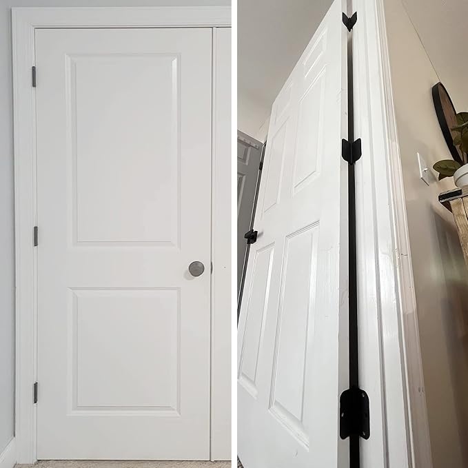 TDCHINGES Rounded Matte Black Door Hinges 3.5 Inch 5/8" Radius Flat 30 Pack | - Image 9