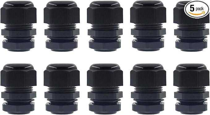 1-1/2 Inch NPT Strain Relief Nylon Cord Grip, SAFYY 10 PCS Waterproof Cable by SAFYY