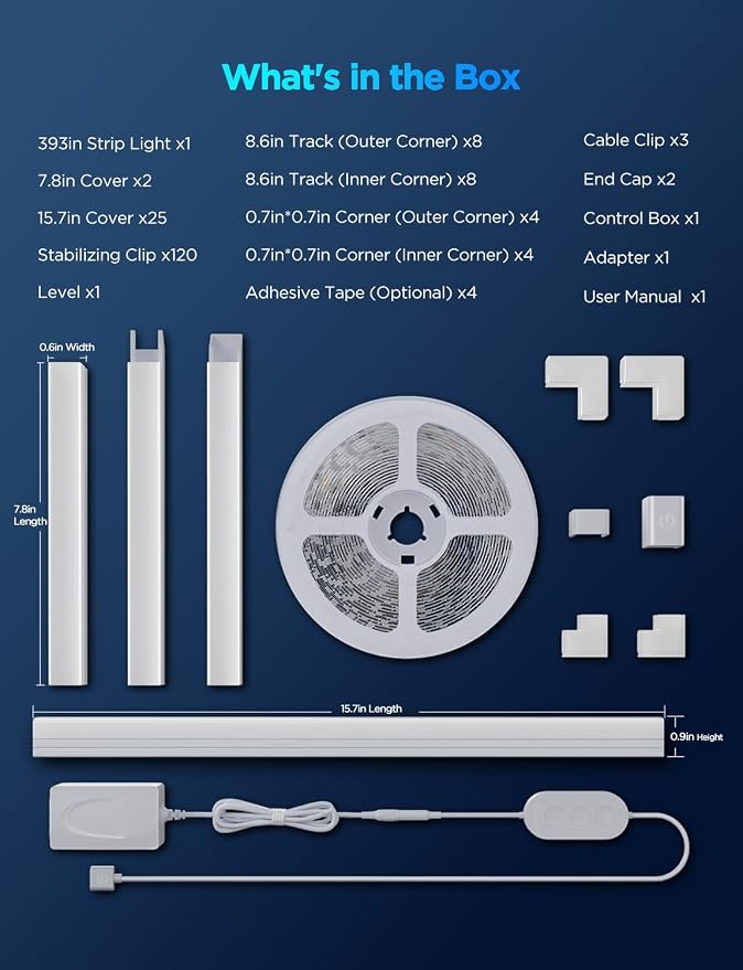 Govee RGBIC LED Strip Lights 32.8ft - Image 6