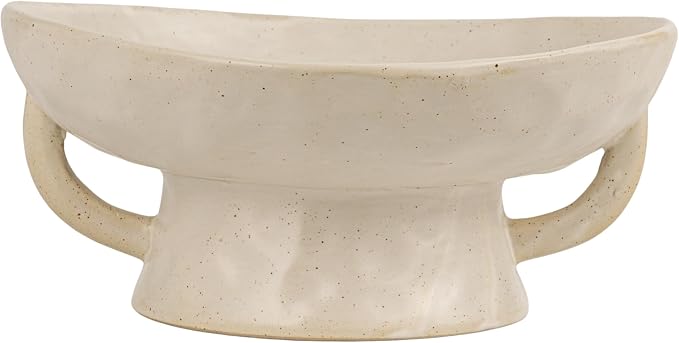 Creative Co-Op Stoneware Footed Pedestal Bowl - Image 5