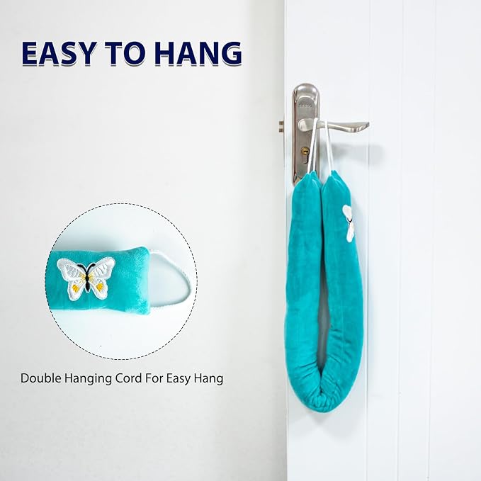 Decorative Weighted Under Door Draft Stopper 36 Inch, Heavy Duty Door Draft - Image 4