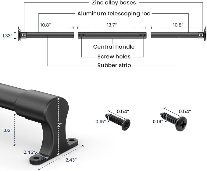 RV Screen Door Handle, Reinforced Protector Grab Bar - Image 6