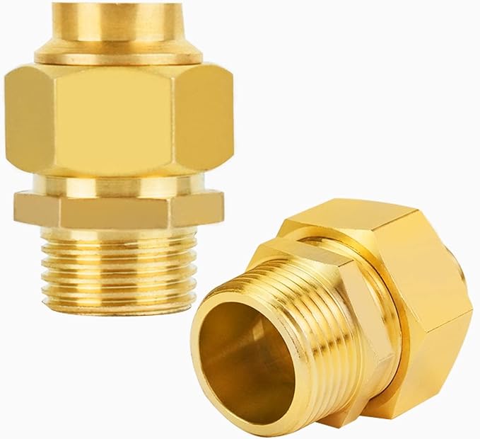 CSST Male NPT Fitting Kit 2 Pack Grill Propane Conversion Connector 3/4" NPT by DOGETGD