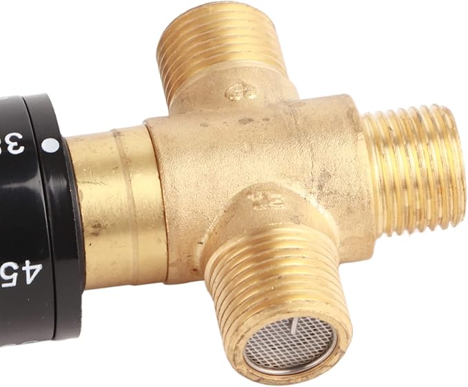 Brass Thermostatic Mixing Valve, Degrees Centigrade Mark Shower Mixer Valve - Image 4