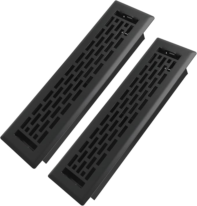 Howeall 2x12 Inches 2 Pack Heavy Duty Walkable Floor Register by Howeall