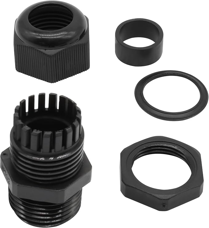 1/2" NPT Cable Glands, Junction Box Wire Pannel Gland Joints Connectors - Image 5