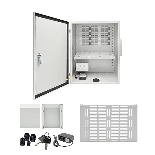 NEMA Outdoor Electrical Box Enclosure, 19.6"x15.7"x7.8" | Heavy-Duty by CENTROPOWER%C2%AE
