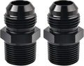 EVIL ENERGY 12AN Male Flare to 1/2" NPT Pipe Fitting Adapter Aluminum Straight by EVILENERGY