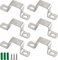 M50x100mm Square Tube Bracket 304 Stainless Steel U Shape Metal Bracket Pipe by Flomore