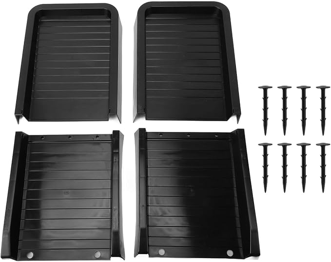 Jiawu 4 Pack Rain Gutter Downspout Block, Gutter Downspout Extensions, Down - Image 7