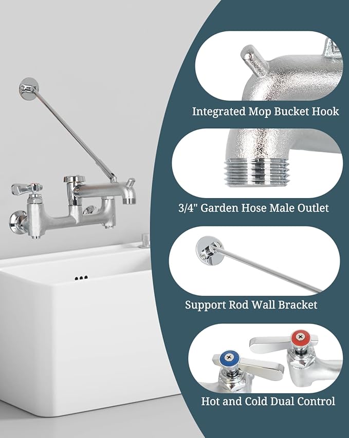 Commercial Mop Sink Faucet - Image 3
