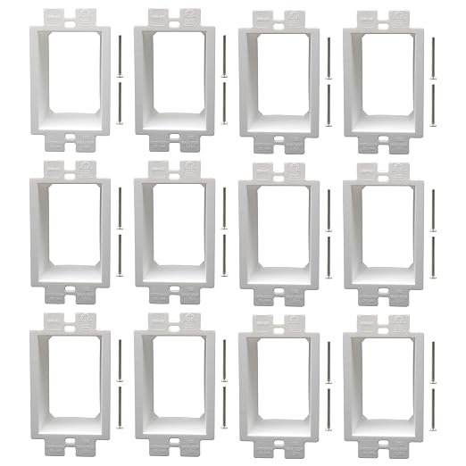 1-Gang Outlet Box Extender, Non-Metallic Electrical Box Extender by AIRTAK