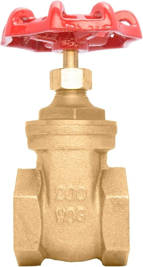 1-1/4" Brass Gate Valve - Image 5