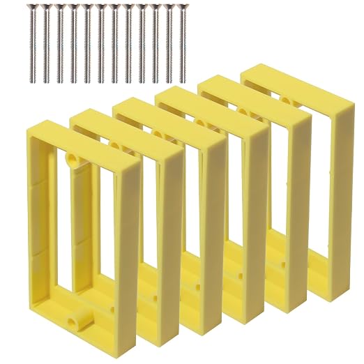 MAKERELE 1 Gang Electrical Outlet Box Extender, 6 Pack | by MAKERELE
