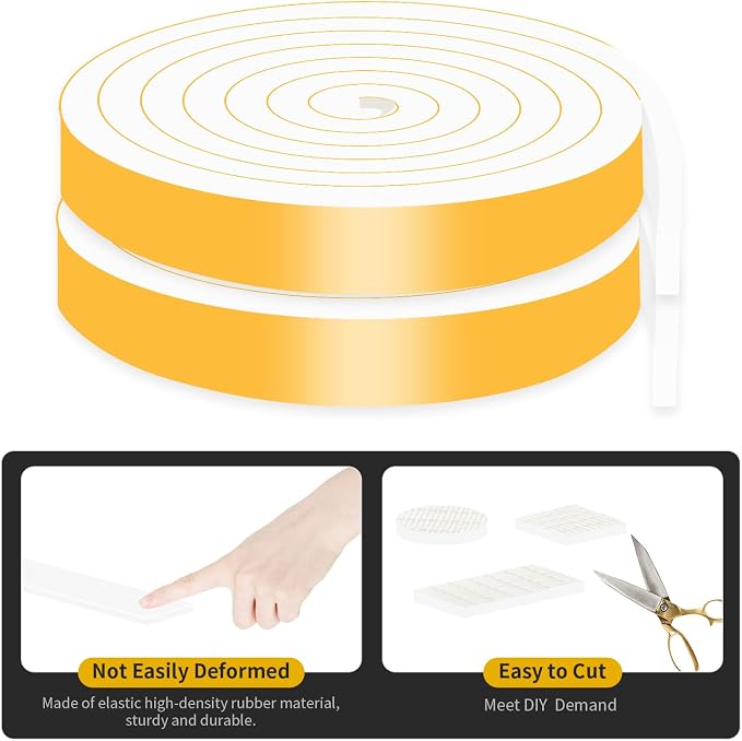 Weather Stripping Door Seal, High Density CR, 3/4 in x 1/2 in x 13Ft | Air - Image 4