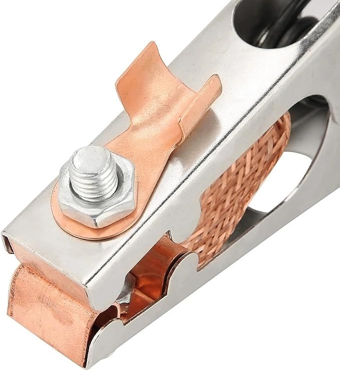 2PCS Welding Ground Clamp, 500A Grounding Electroplated Earth Clip | Copper - Image 5