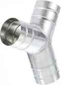3 Inch Y Shape Duct Connector 3 Way 90 Degree Galvanized Steel by PURIFRIZ