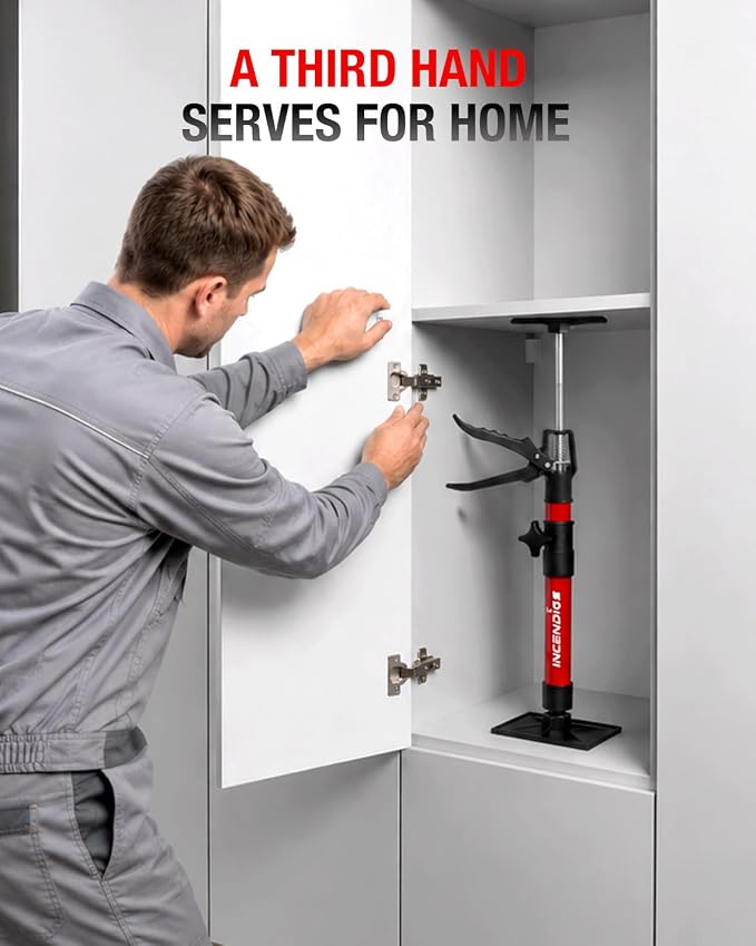 2PK Cabinet Jacks, 11.8 in to 23.6 in Adjustable Telescopic Support Pole | - Image 7