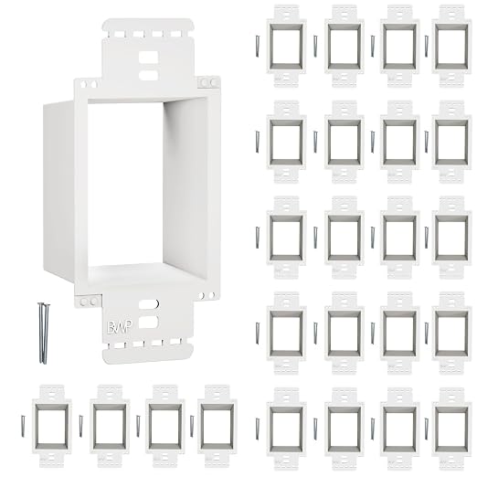 BWP 25 Pack Electrical Outlet Box Extender 1 Gang by BWP