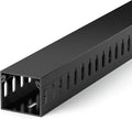 1.4"H x 1.6"W Cable Raceway, 12ft Under Desk Wire Management Channel, 4 Pack by ZhiYo