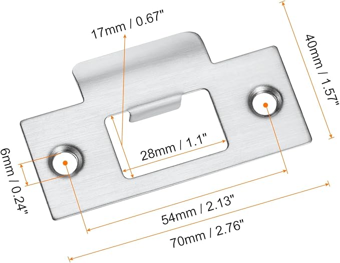 uxcell t Door Strike Plate - Image 2