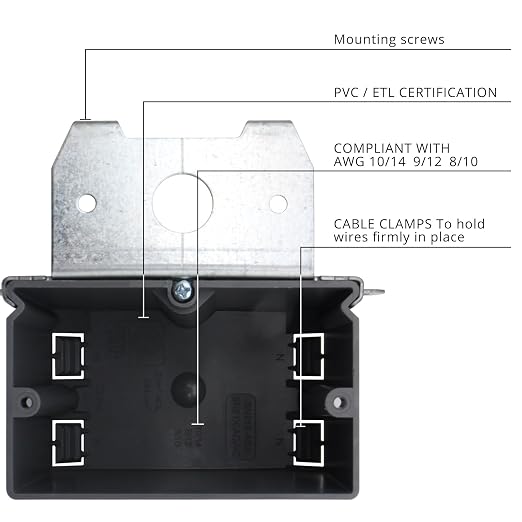 Single-Gang Adjusable Electrical Box, ETL Listed, 2-hour fire-rated, AWG - Image 5
