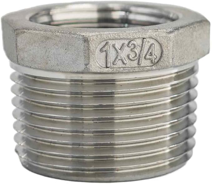 304 Stainless Steel Reducer Hex Bushing by Unknown