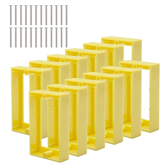 12PCS 3/4 Inch Single Gang Outlet Box Extender by XGGYA