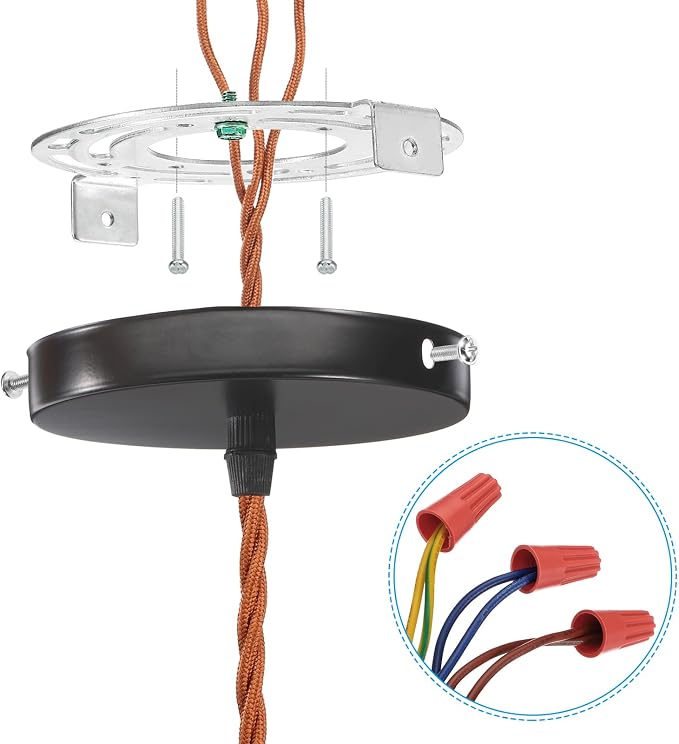 PATIKIL 135mm Universal Light Fixture Mounting Bracket Kit, Light Crossbar - Image 4