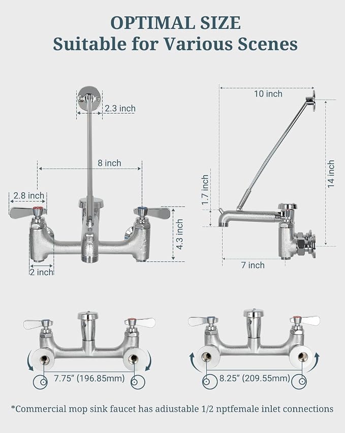 Commercial Mop Sink Faucet - Image 4